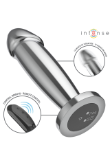 INTENSE - ANAL PLUG 10 VIBRAZIONI DILDO METALLO CON TELECOMANDO M