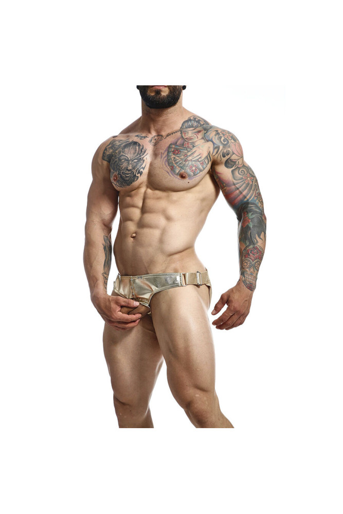 MOB - DNGEON JOCKSTRAP ANELLO PER IL PENE DORATO TAGLIA UNICA