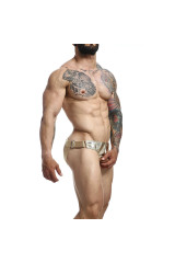 MOB - DNGEON JOCKSTRAP ANELLO PER IL PENE DORATO TAGLIA UNICA