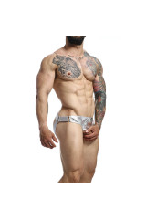 MOB - DNGEON JOCKSTRAP ANELLO PER IL PENE IN ARGENTO TAGLIA UNICA