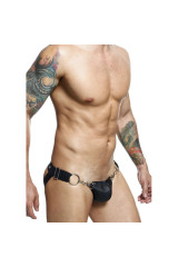 MOB - DNGEON JOCKSTRAP NERO A PRESSIONE TAGLIA UNICA