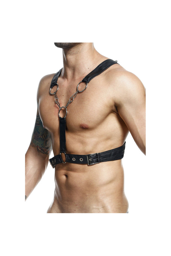 MOB - DNGEON IMBRACATURA A CATENA NERA INCROCIATA TAGLIA UNICA
