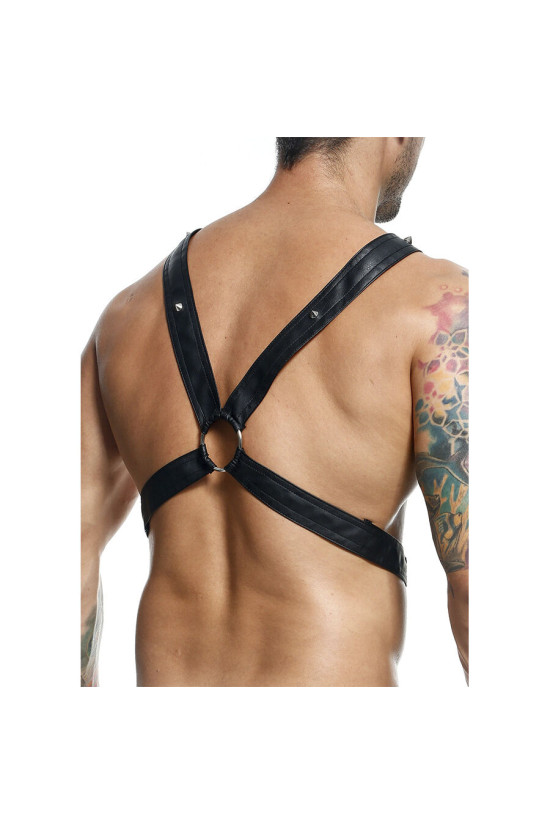 MOB - DNGEON IMBRACATURA A CATENA NERA INCROCIATA TAGLIA UNICA