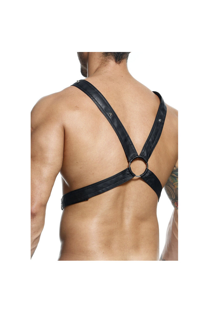 MOB - DNGEON IMBRACATURA A CATENA NERA INCROCIATA TAGLIA UNICA