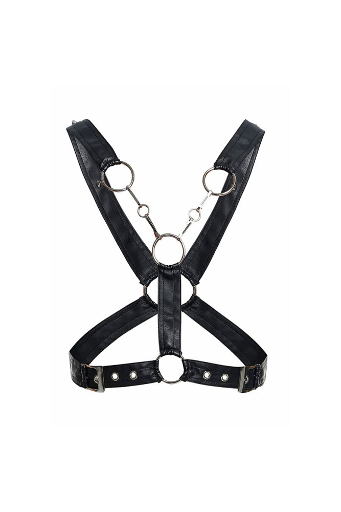 MOB - DNGEON IMBRACATURA A CATENA NERA INCROCIATA TAGLIA UNICA