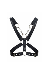 MOB - DNGEON IMBRACATURA A CATENA NERA INCROCIATA TAGLIA UNICA