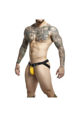 MOB - DNGEON JOCKSTRAP GIALLO CON CATENE TAGLIA UNICA