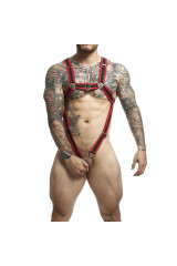 MOB - DNGEON IMBRACATURA PER PENE ROSSA CROCIATA TAGLIA UNICA