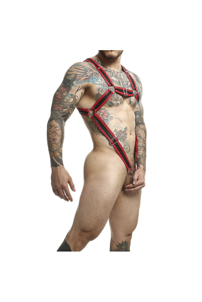 MOB - DNGEON IMBRACATURA PER PENE ROSSA CROCIATA TAGLIA UNICA