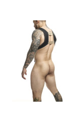 MOB - IMBRACATURA DNGEON CON ANELLO PER PENE DORATO TAGLIA UNICA