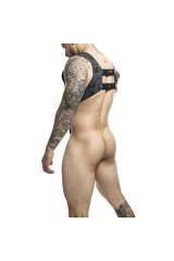 MOB - IMBRACATURA DNGEON CON ANELLO PER PENE IN ARGENTO TAGLIA UNICA