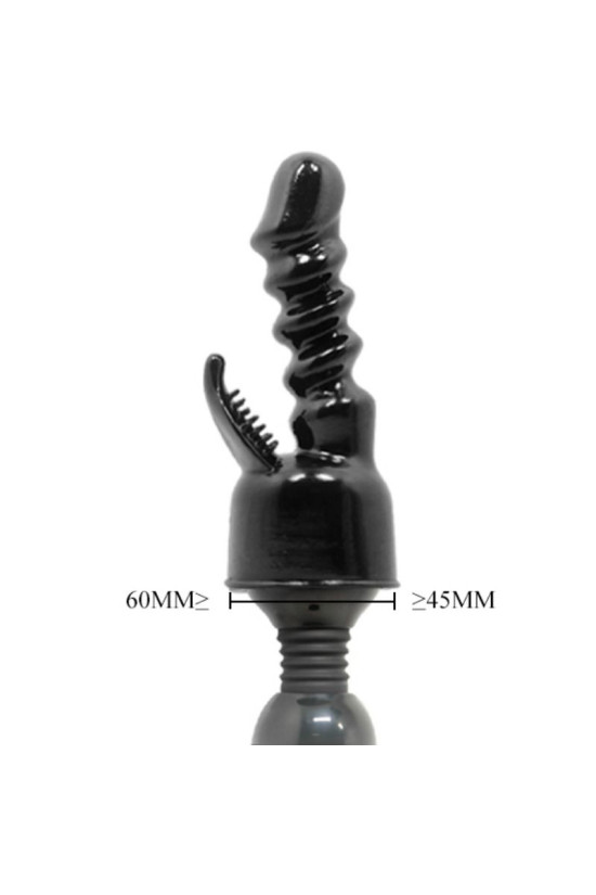 BAILE - TESTA POTENTE TESTA INTERCAMBIABILE PER LA STIMOLAZIONE INTERNA E DEL CLITORIDE