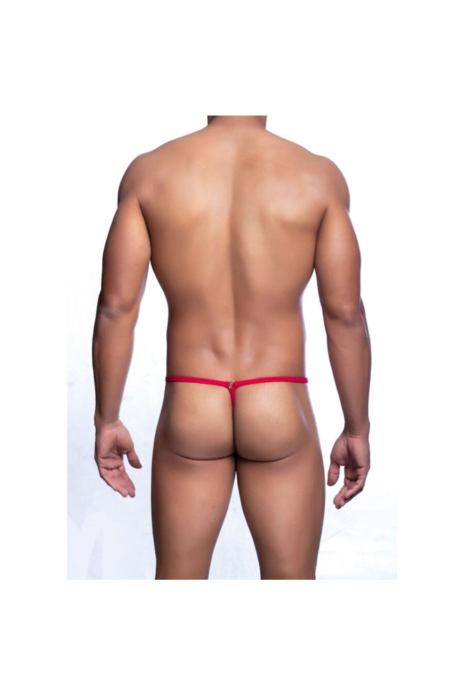 MOB - PERIZOMA ROSSO A FORMA DI LACRIMA TAGLIA S/M