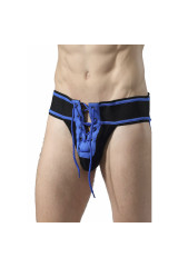 MOB - FETISH JOCKSTRAP FOOTBALL BLU TAGLIA L