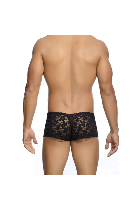 MOB - BOXER IN PIZZO NERO TAGLIA S/M
