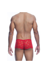 MOB - BOXER IN PIZZO ROSSO TAGLIA S/M