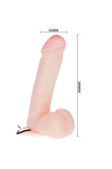 BAILE - DILDO REALISTICO CON VIBRAZIONE 20 CM