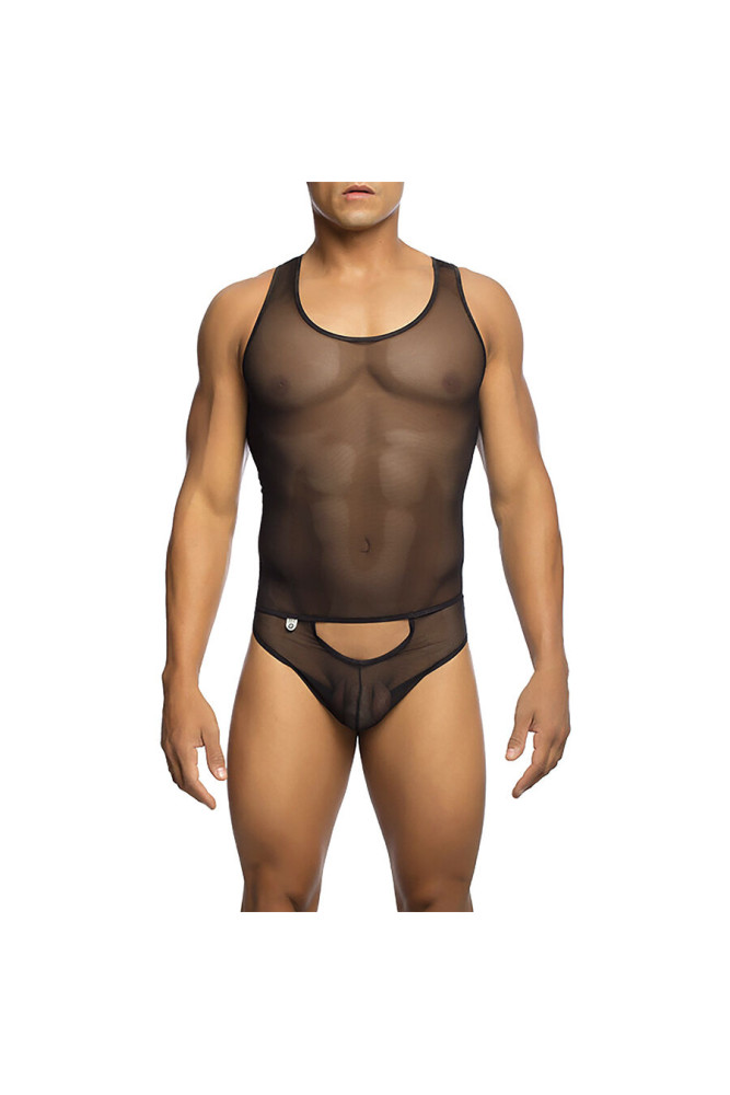 MOB - BODYSHEER NERO TRASPARENTE TAGLIA L/XL