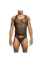MOB - BODYSHEER NERO TRASPARENTE TAGLIA L/XL