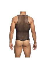 MOB - BODYSHEER NERO TRASPARENTE TAGLIA L/XL