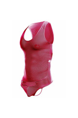 MOB - BODYSHEER ROSSO TRASPARENTE TAGLIA S/M