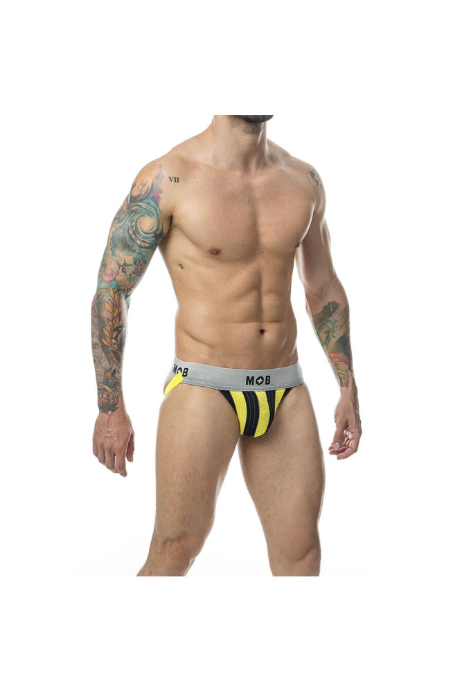 MOB - CLASSIC JOCK STRIPE GIALLO TAGLIA XXL