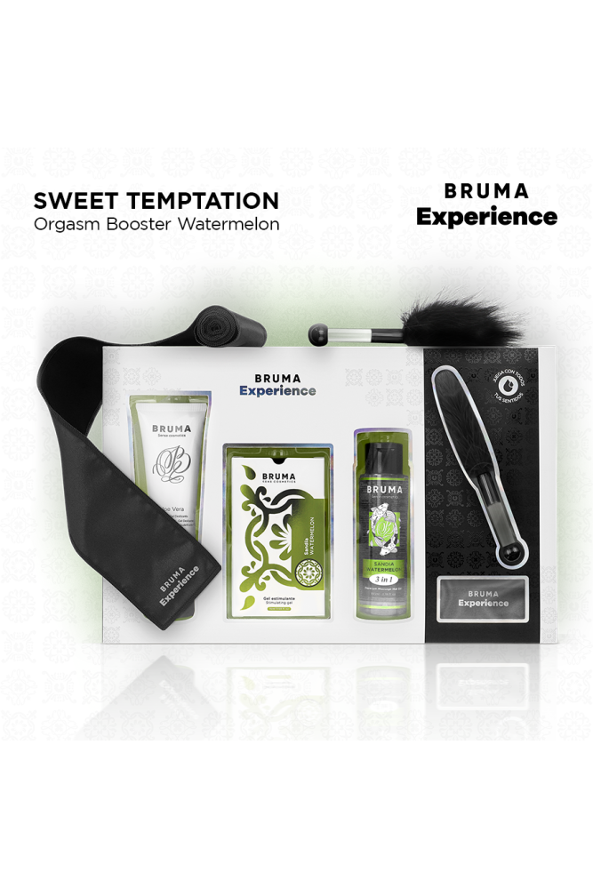 BRUMA XPERIENCE - KIT TENTAZIONE DOLCE ANGURIA CON POTENZIATORE DI ORGASMO