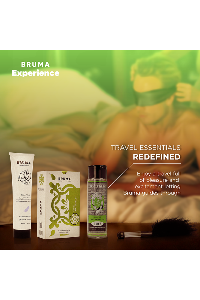 BRUMA XPERIENCE - KIT TENTAZIONE DOLCE ANGURIA CON POTENZIATORE DI ORGASMO