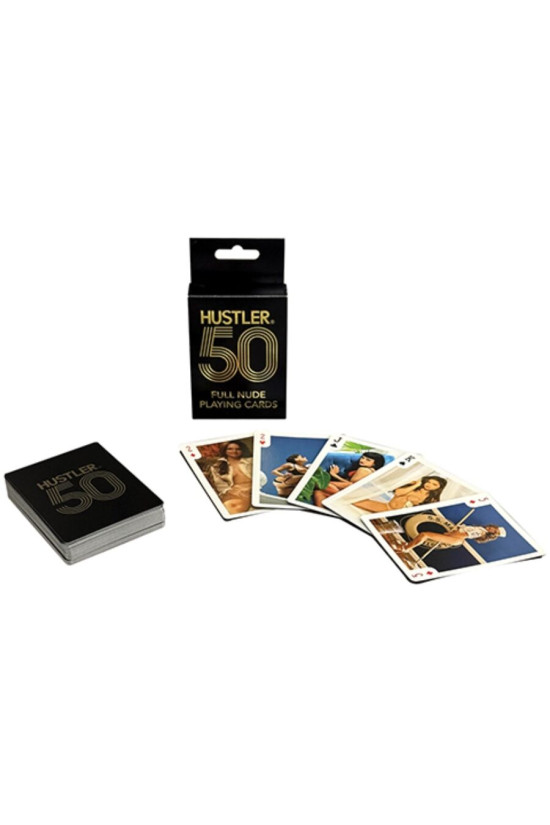 KHEPER GAMES - HUSTLER 50 CARTE DA GIOCO COMPLETAMENTE NUDE