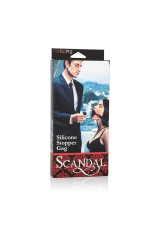 CALEXOTICS - SCANDAL BAFFO CON TAPPO IN SILICONE NERO