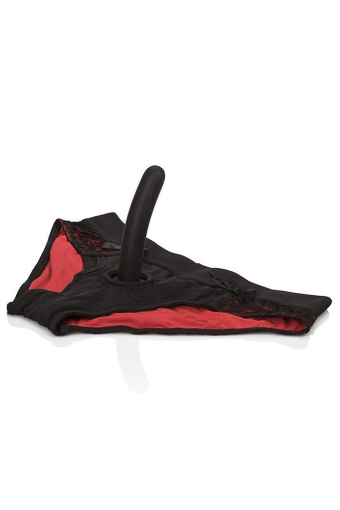 CALEXOTICS - SCANDAL SET DI MUTANDINE ROSSE CON DILDO TAGLIA L/XL