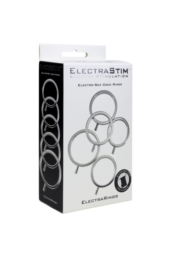 ELECTRASTIM - ELECTRARINGS ANELLI PER PENE IN METALLO CONFEZIONE DA 5