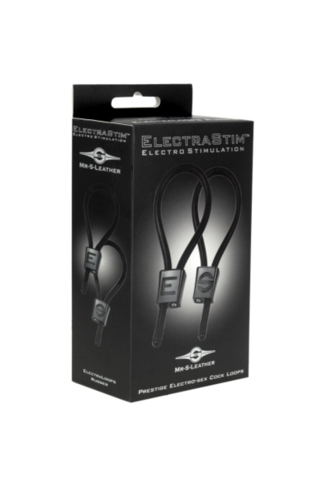 ELECTRASTIM - PRESTIGE ELECTRA LOOPS ANELLI PER IL PENE REGOLABILI NERI