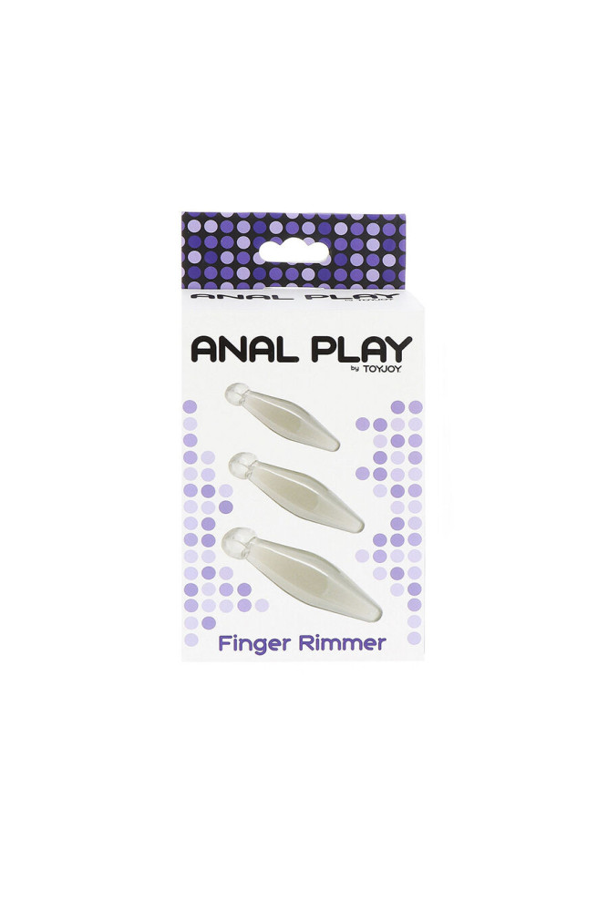 TOYJOY - GIOCO ANALE FINGER RIMMER 3 PEZZI TRASPARENTE
