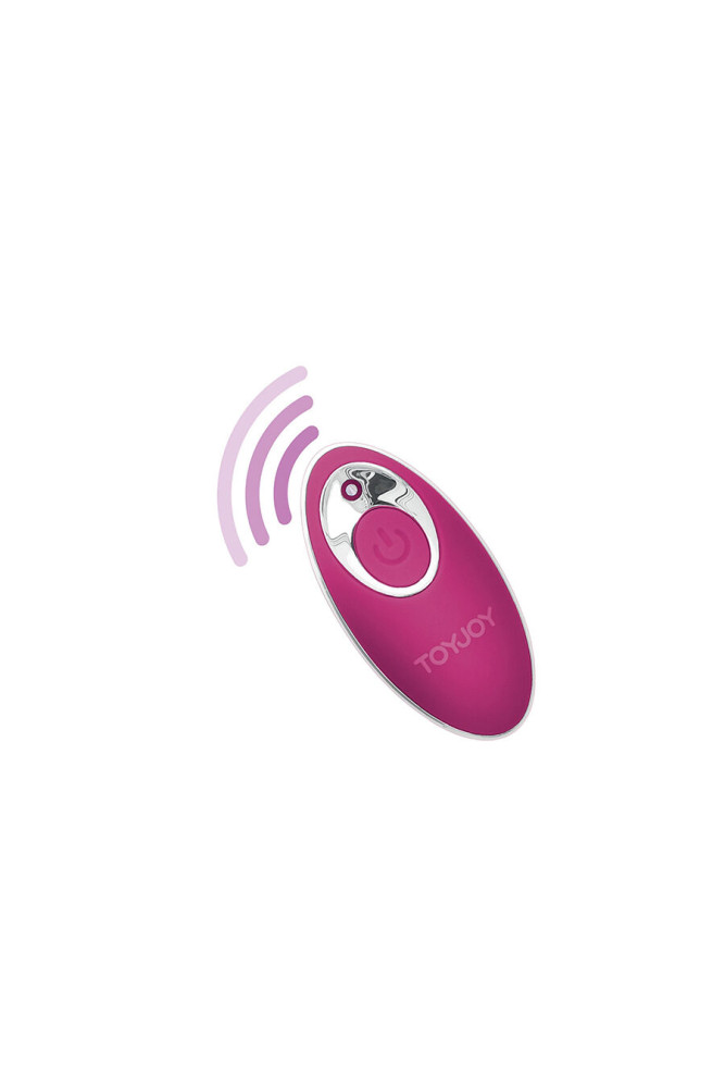 TOYJOY - VIBRATORE FUCSIA HAPPINESS SUNN SIDE UP AND DOWN CON TELECOMANDO