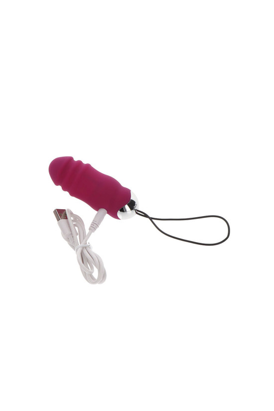 TOYJOY - VIBRATORE FUCSIA HAPPINESS SUNN SIDE UP AND DOWN CON TELECOMANDO