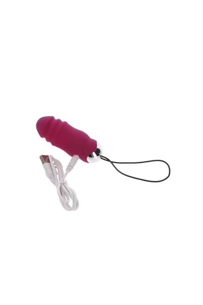 TOYJOY - VIBRATORE FUCSIA HAPPINESS SUNN SIDE UP AND DOWN CON TELECOMANDO
