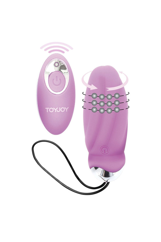 TOYJOY - VIBRATORE ROSA CON TELECOMANDO PER LA FELICITÀ CHE MI FAI CREPUSCOLARE