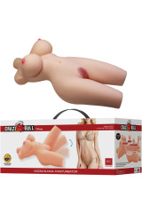 CRAZY BULL - TIFFANY TORSO FEMMINILE REALISTICO VAGINA E ANALE 5