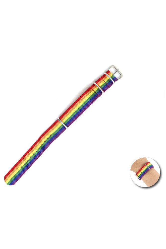 PRIDE - BRACCIALETTO CON BANDIERA ARCOBALENO