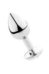 SECRETPLAY - PLUG ANALE TRASPARENTE ALLUMINIO 7CM