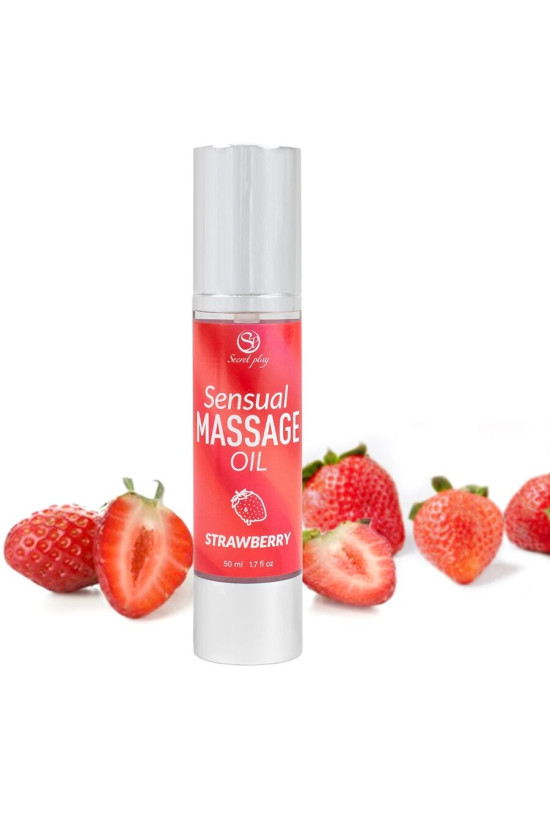 SECRETPLAY - OLIO PER MASSAGGI ALLA FRAGOLA