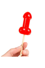 SECRETPLAY - LECCA-LECCA A FORMA DI PENE DI CARAMELLA ALLA CILIEGIA CON EFFETTO CALORE PICCANTE