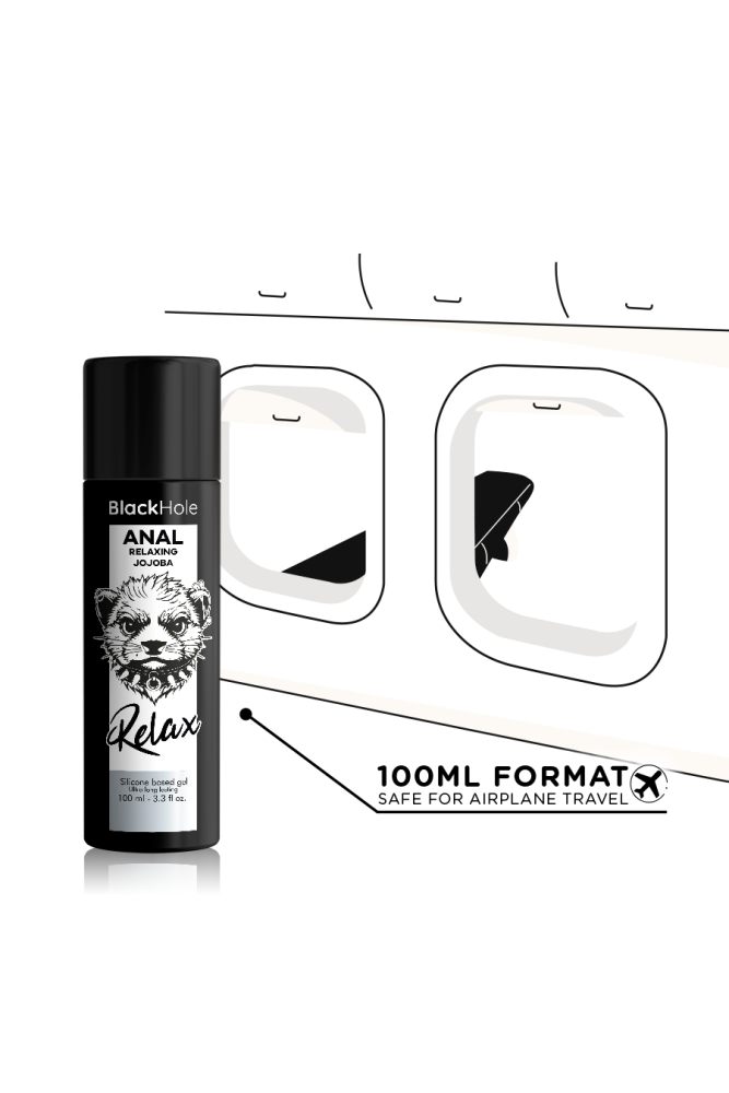 BLACK HOLE - RILASSANTE ANALE JOJOBA RELAX BASE SILICONE 100 ML