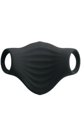 ROCKS-OFF - VIBRATORE FLESSIBILE PALM BLACK MASTURBATOR