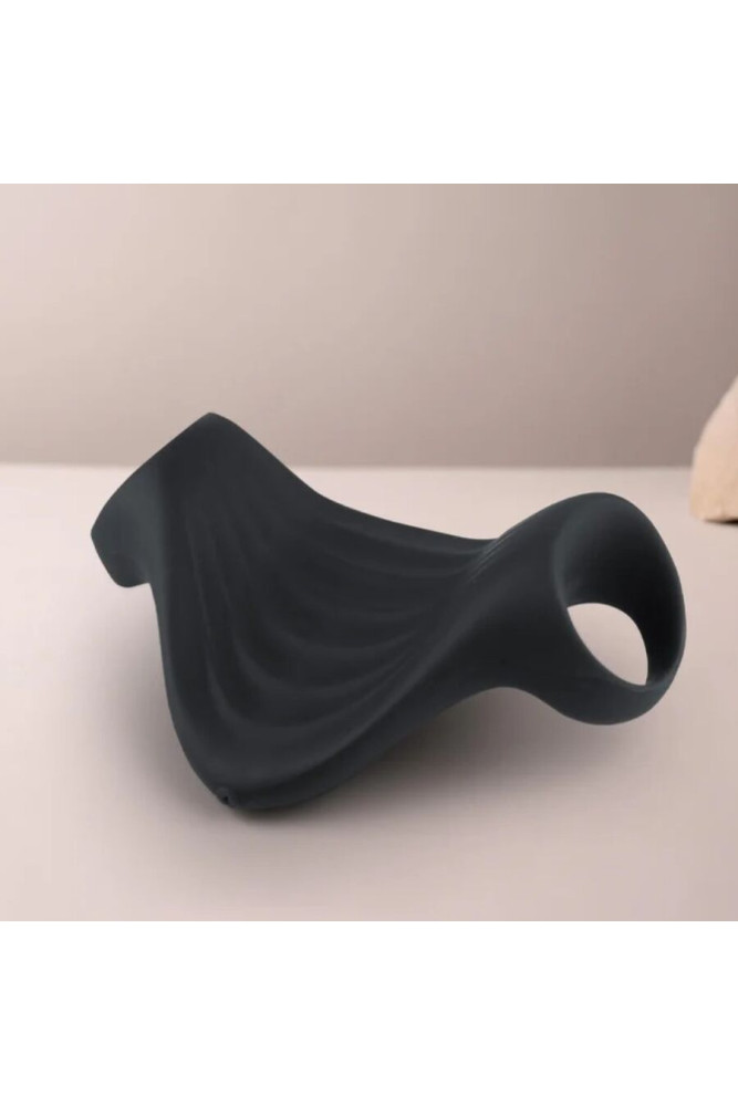 ROCKS-OFF - VIBRATORE FLESSIBILE PALM BLACK MASTURBATOR