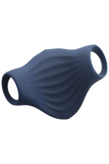 ROCKS-OFF - MASTURBATORE VIBRATORE FLESSIBILE PALM BLUE