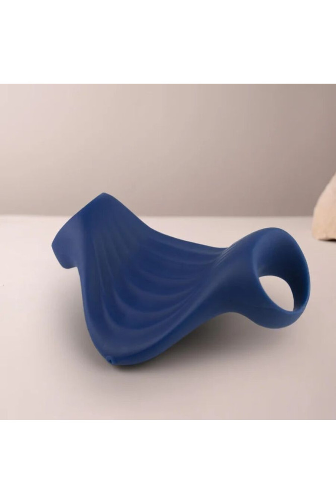 ROCKS-OFF - MASTURBATORE VIBRATORE FLESSIBILE PALM BLUE