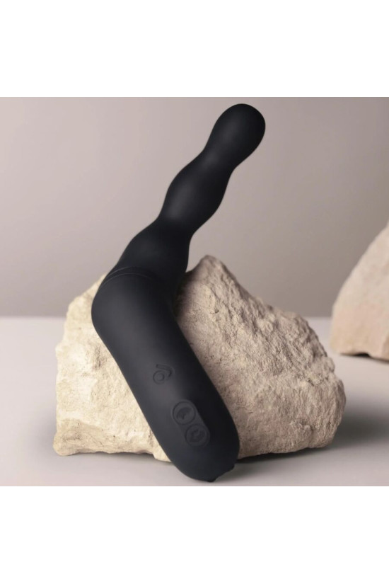 ROCKS-OFF - ADATTATORE NERO PER VIBRATORE PROSTATICO E ANALE