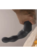 ROCKS-OFF - ADATTATORE NERO PER VIBRATORE PROSTATICO E ANALE